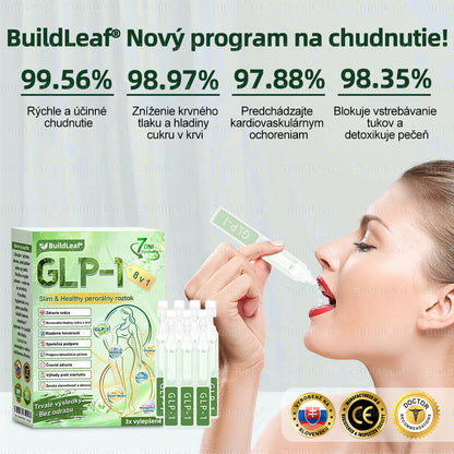 🍀🧑‍⚕️🍀BuildLeaf® GLP-1 8-v-1 Fit & Vital Perorálny Roztok (Len raz denne, viditeľné zmeny už za 7 dní) Pre obezitu, kardiovaskulárne ochorenia, cukrovku, spánkové apnoe, zdravie čriev, problémy s kĺbmi a ďalšie