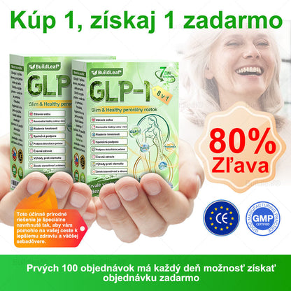 🍀🧑‍⚕️🍀BuildLeaf® GLP-1 8-v-1 Fit & Vital Perorálny Roztok (Len raz denne, viditeľné zmeny už za 7 dní) Pre obezitu, kardiovaskulárne ochorenia, cukrovku, spánkové apnoe, zdravie čriev, problémy s kĺbmi a ďalšie
