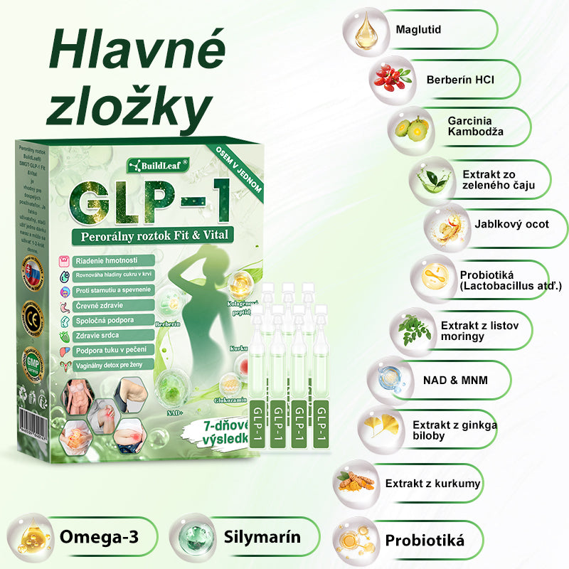 ✅✅𝖡𝗎𝗂𝗅𝖽𝖫𝖾𝖺𝖿® GLP-1 8-v-1 Fit & Vital Oral Solution ✅(Len raz denne, viditeľné výsledky už za 7 dní) Pre obezitu, nadúvanie brucha, ochabnutú pokožku, cukrovku, nízku energiu, zdravie čriev, problémy s kĺbmi a ďalšie.